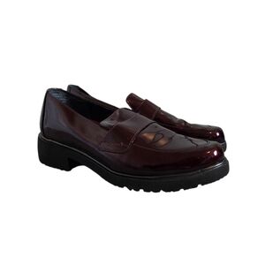 Munro Burgundy Loafers for Men